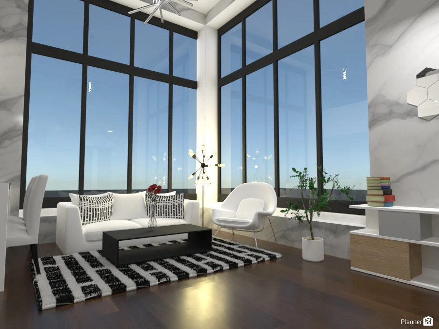 Living Room and Kitchen #87905 by Ofi Lee