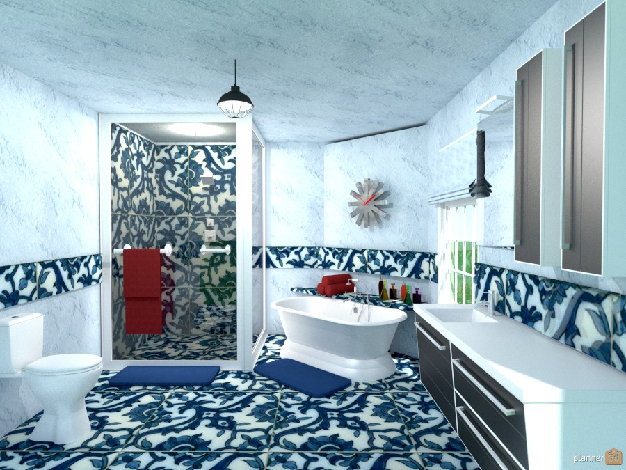 vintage tile bath 997773 by Joy Suiter image