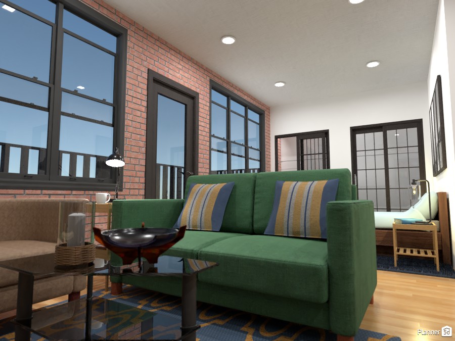 L Studio Living/Bed #4272370 by Anonymous