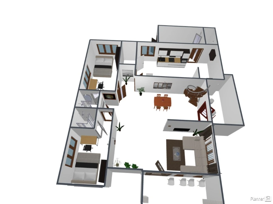 HOUSE PLANE #3082884 by Zainudheen kooriayil