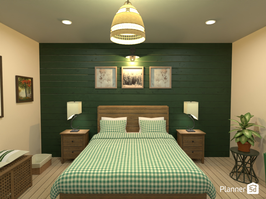 Contest - green bedroom 2 #8850197 by Rita