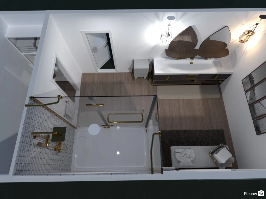 Bathroom Design Layout - Free Online Design | 3D Bathroom Floor Plans ...