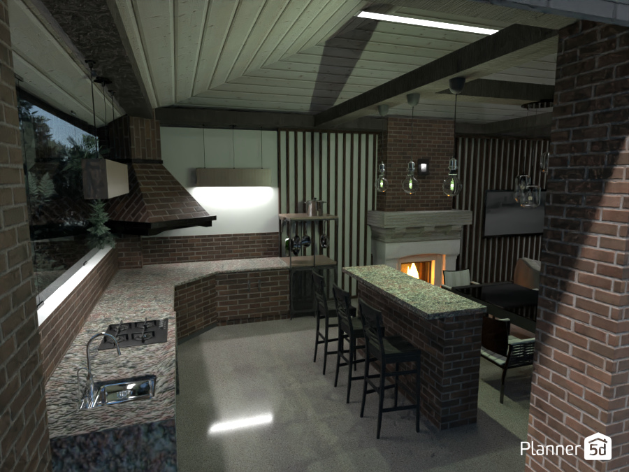 Беседка #11500204 by Diana