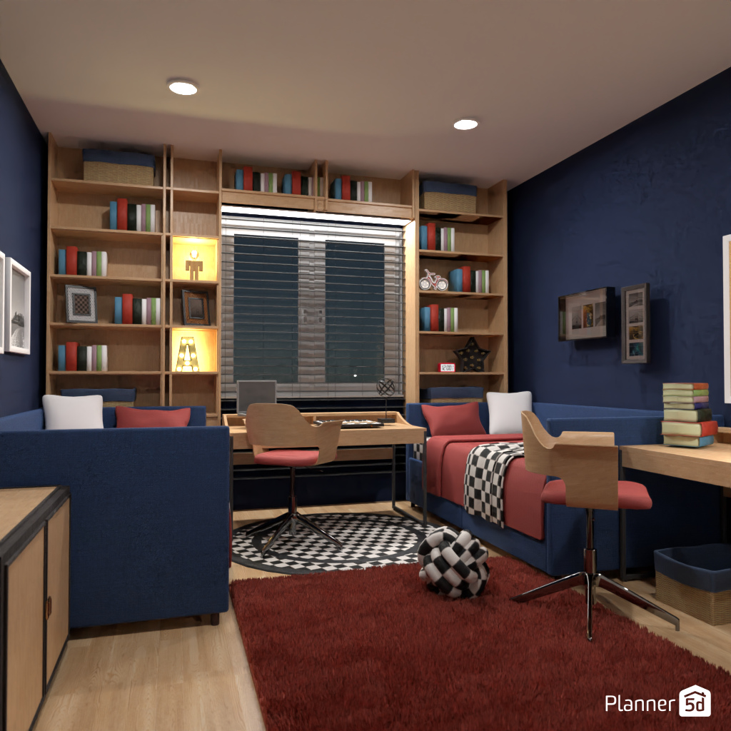 Blue kids room #19517412 by Editors Choice