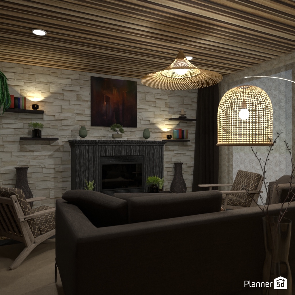 Japandi Living Room #25766980 by Editors Choice