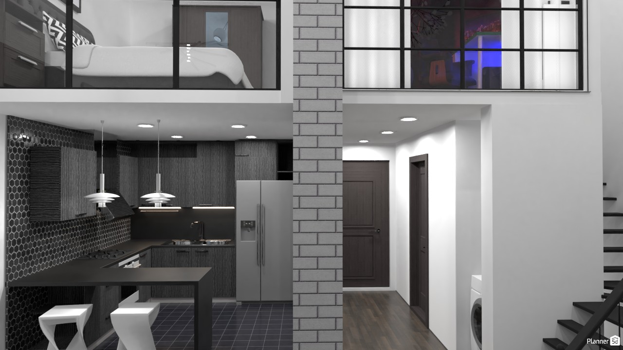 Proficiat kubus bedenken Loft Apartment with Game Room - Free Online Design | 3D House Ideas -  Ayuh_YT by Planner 5D