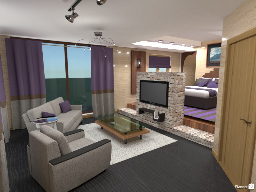 Hotel Room #3711011 by Dunsmore Design