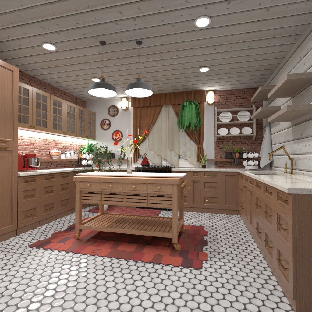 Vintage kitchen #13254923 by Editors Choice