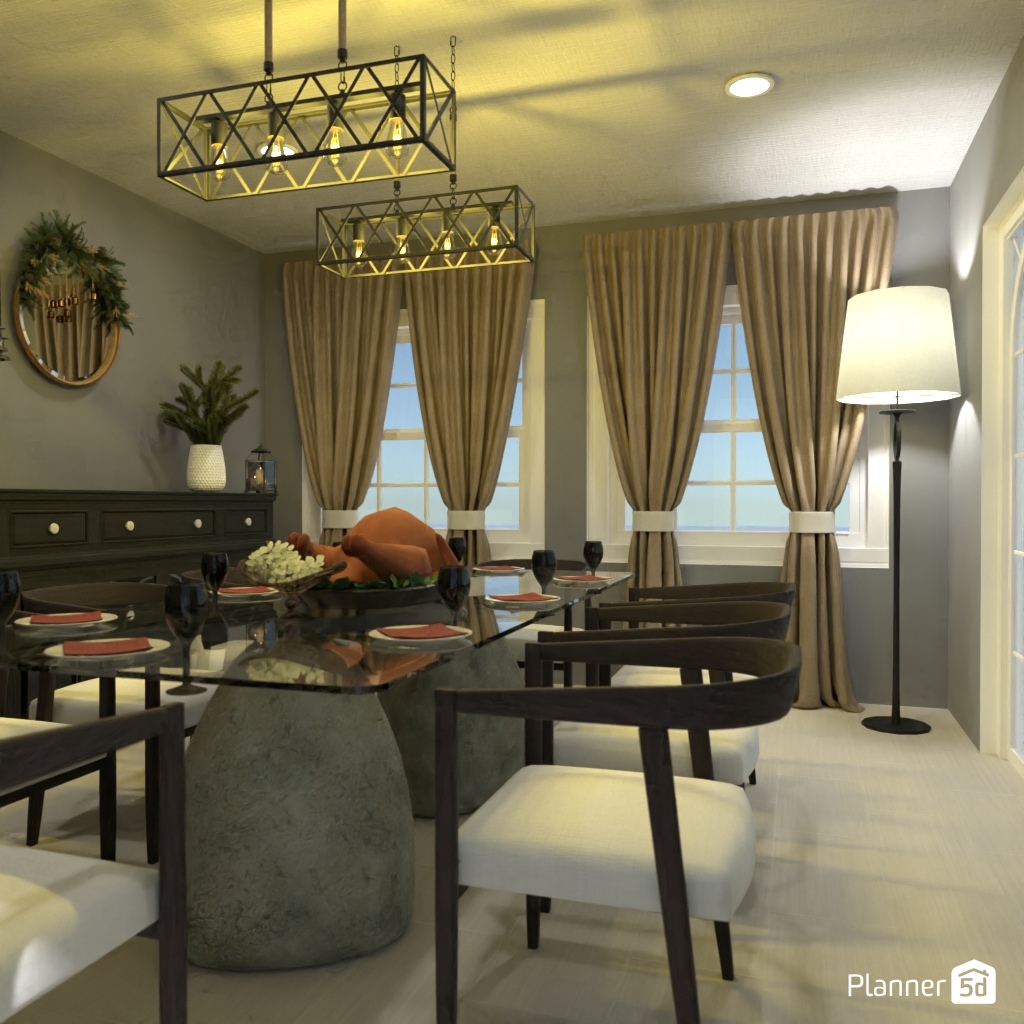 DB: Thanksgiving Day - room shell copy #23445407 by Editors Choice