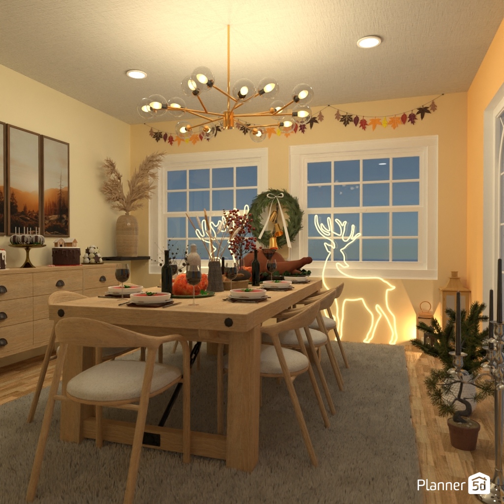 DB: Thanksgiving Day - room shell copy #23447827 by Editors Choice