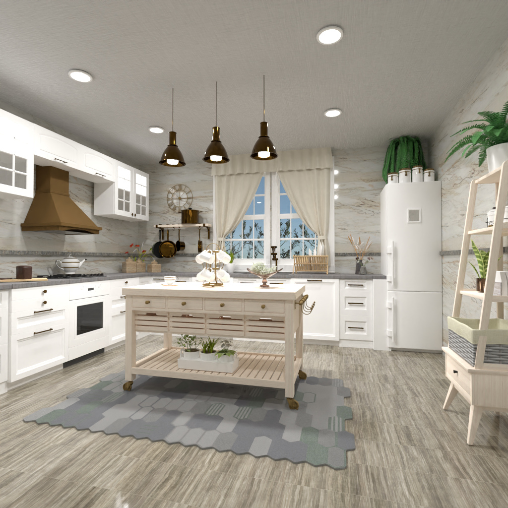 Vintage kitchen #13251523 by Editors Choice