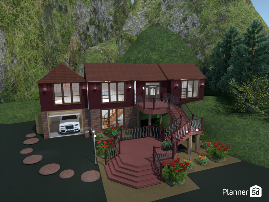 1980's split level in the mountains #8560149 by Aliceson Jade Smith