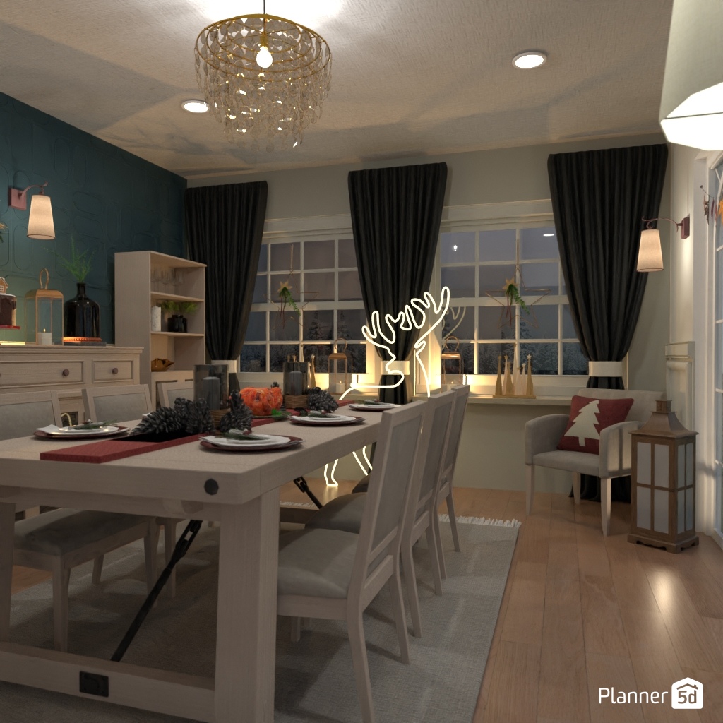 DB: Thanksgiving Day - room shell copy #23420015 by Editors Choice