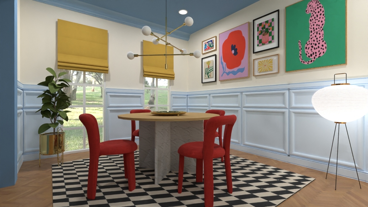 Maximalist Dining room #26470684 by Natalia de Arteaga