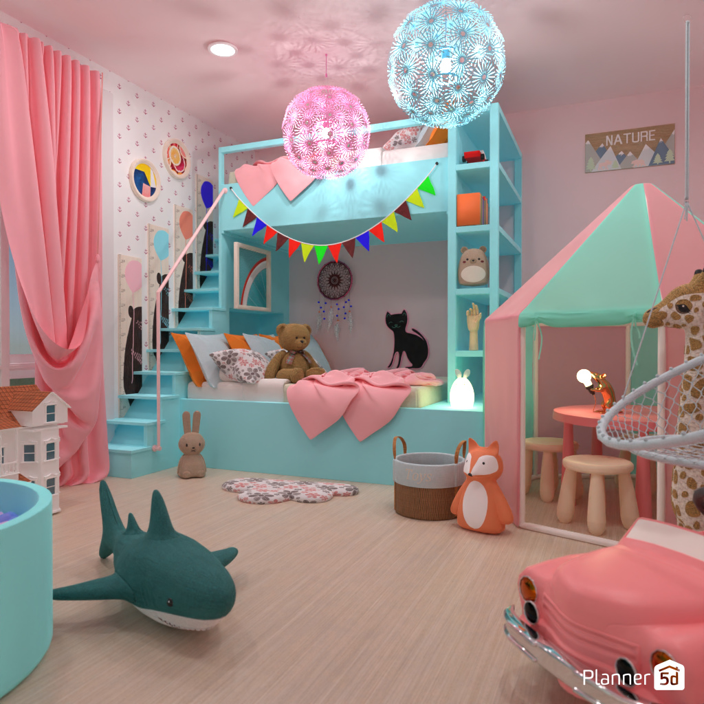 Candy Land Kid's Room #21264658 by Editors Choice