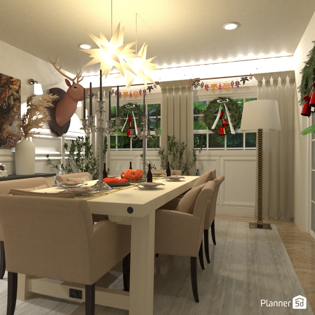 DB: Thanksgiving Day - room shell copy #23445103 by Editors Choice