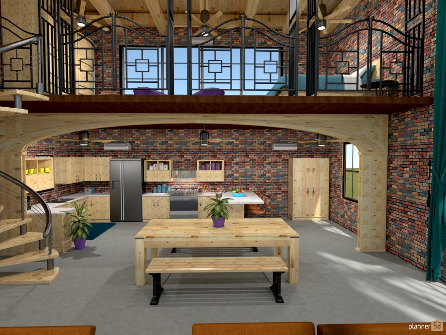 brick n pine contest loft 1226288 by Joy Suiter image