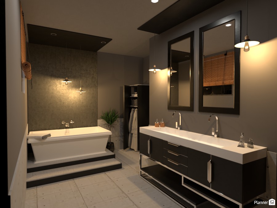 Baño tipo loft | Batalla de diseño #5109990 by Hall Pat