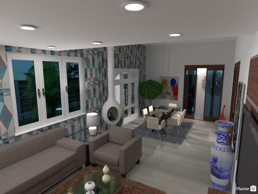 casa contemporânea simples #1954552 by val