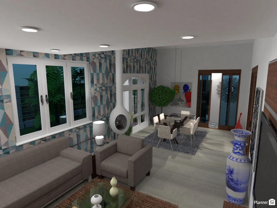 sobrado contemporâneo #2980388 by val