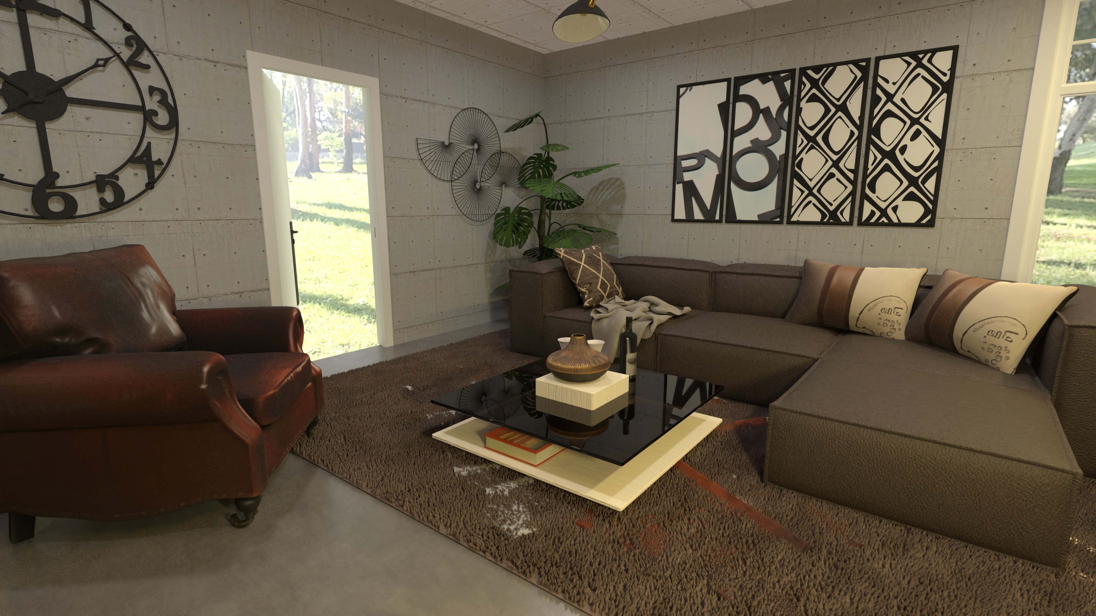 Men's Living Room n.3 #26261584 by Moonface