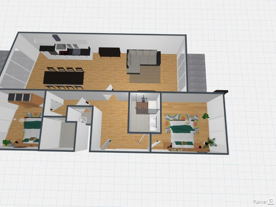 De Bonnefant - Doorzonappartement Test 1 #3066464 by Democo
