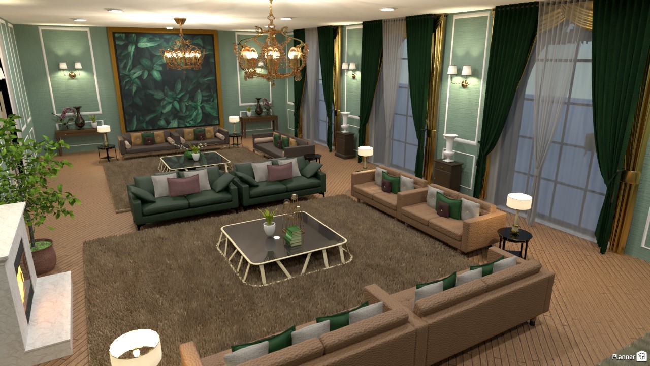 Grande Sala Verde 2 #4051109 by Mari Mond