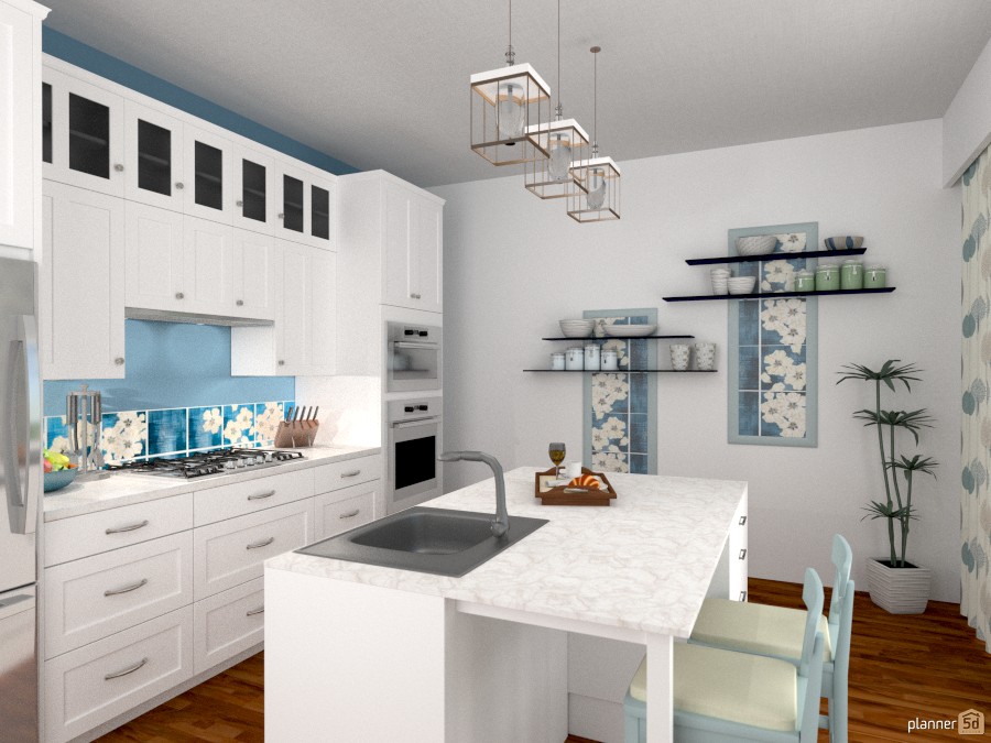 Motivi di blu (cucina) #1174603 by Svetlana Baitchourina