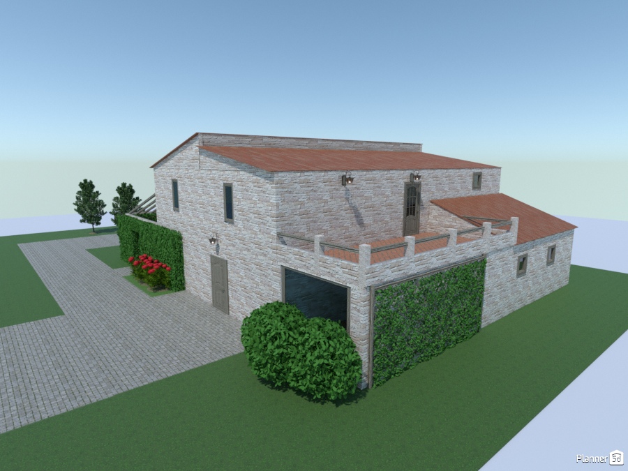 Mediterranian estate Masia #2685882 by Galina Pisemskaya