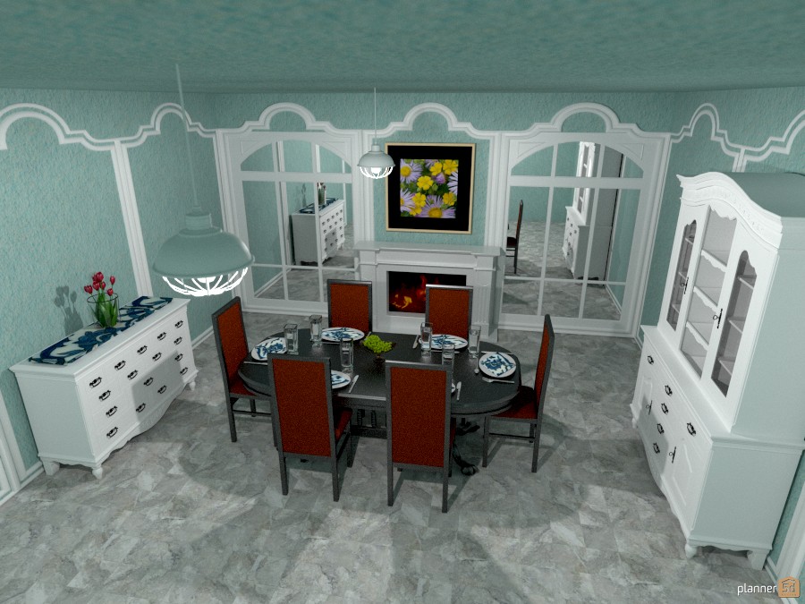 vintage dining #1092564 by Joy Suiter