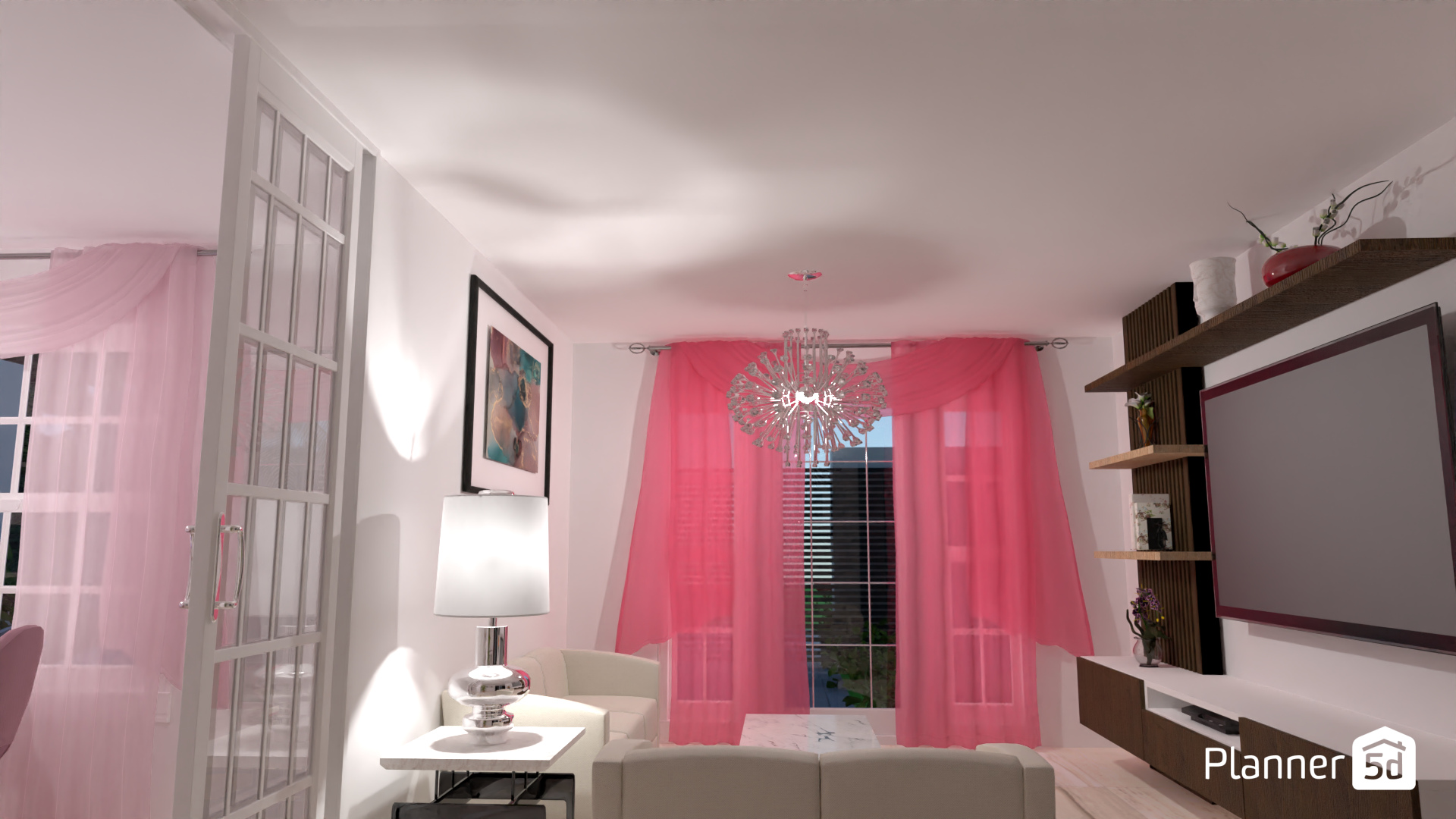 Salón casa familiar convencional #15533119 by MariaCris