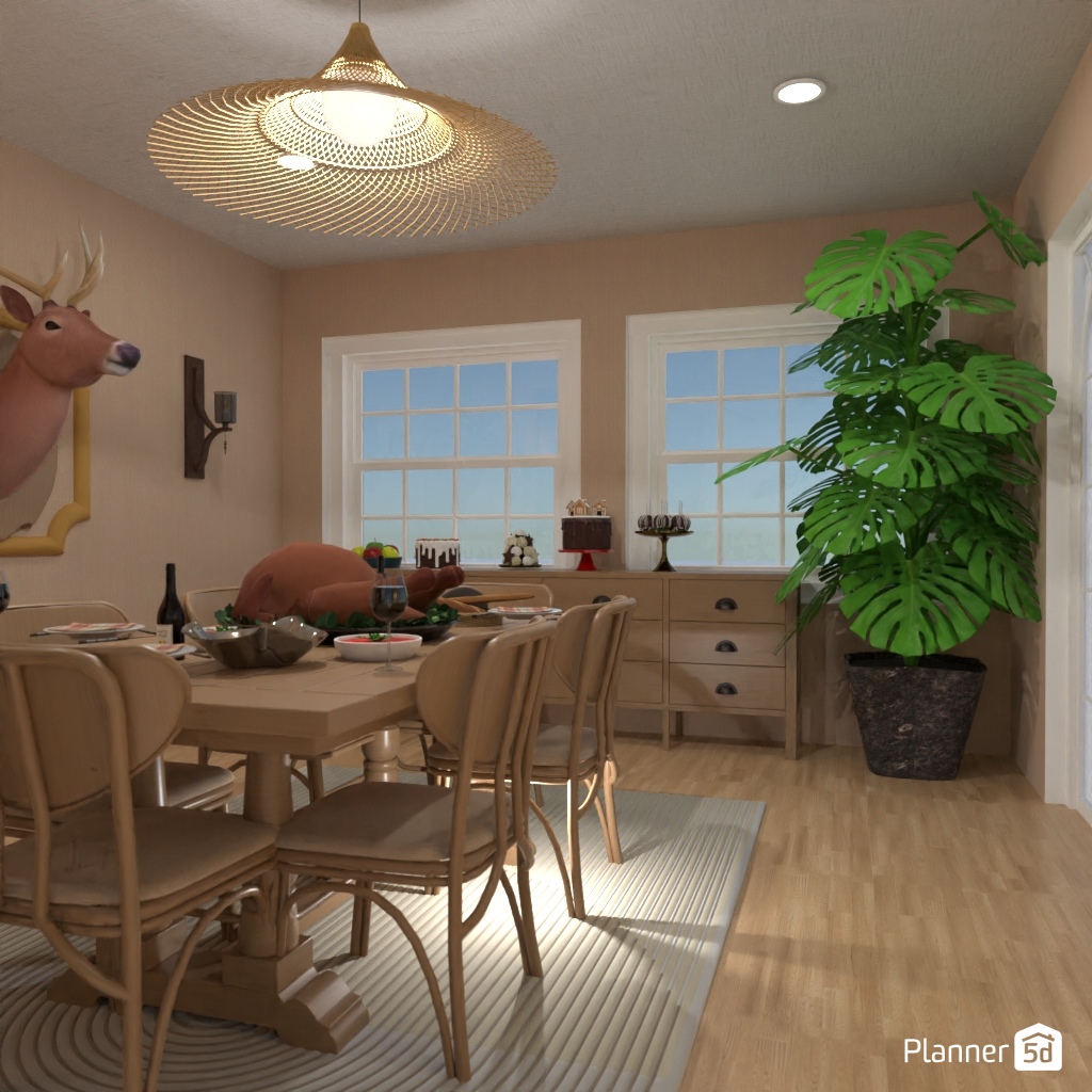 DB: Thanksgiving Day - room shell copy #23397926 by Editors Choice