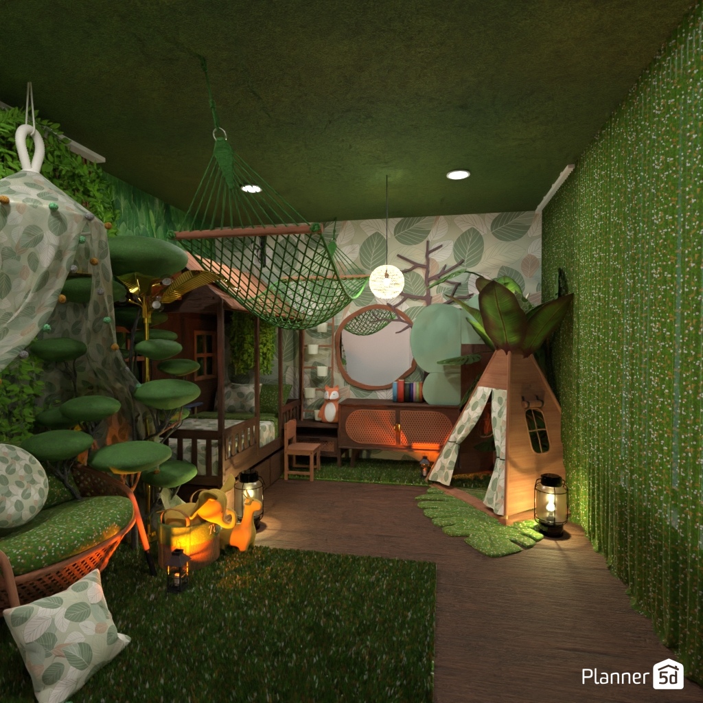 Jungle Bedroom #21838842 by Editors Choice