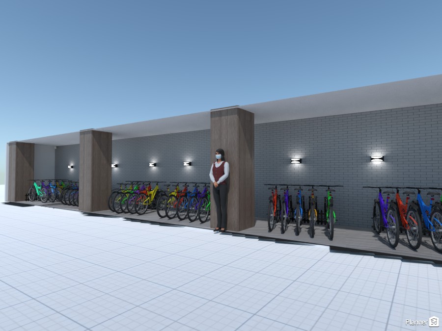 Bicicletário - Vista_3 #3537872 by Juliana Moreira