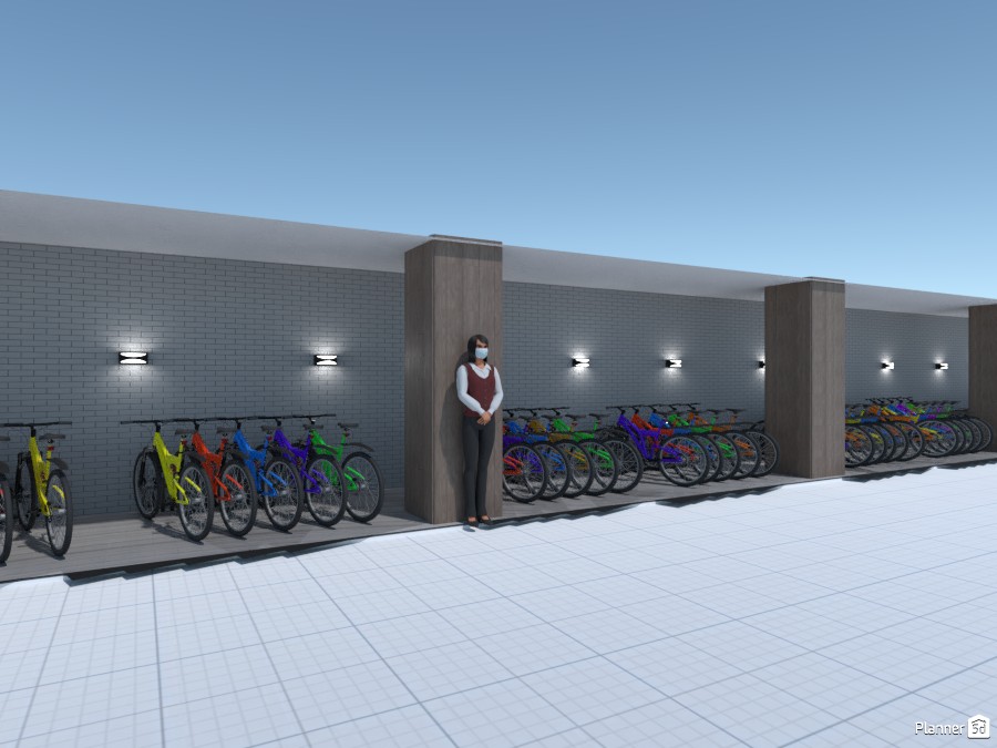 Bicicletário - Vista_2 #3537873 by Juliana Moreira