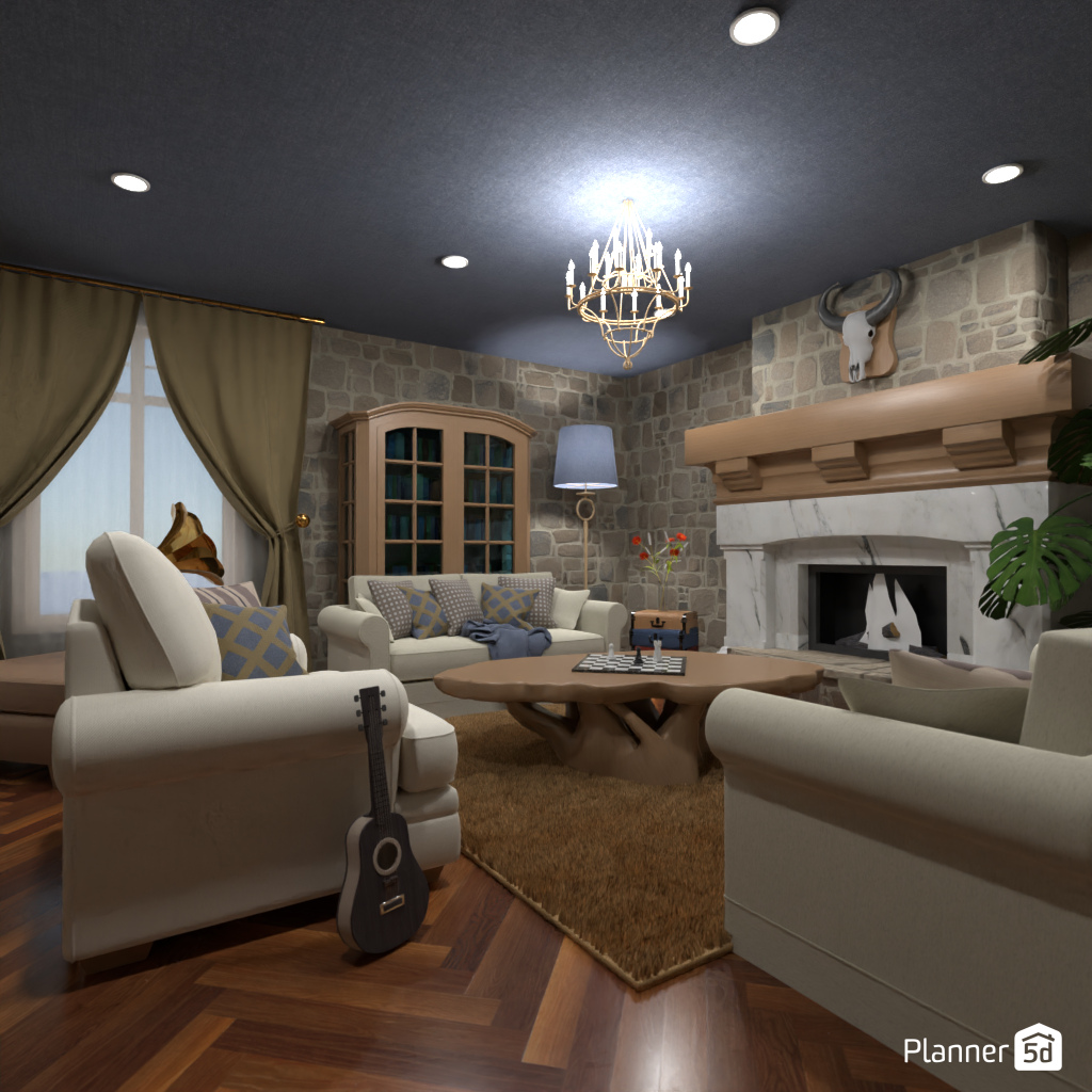 Country Living room #3369028 by Editors Choice