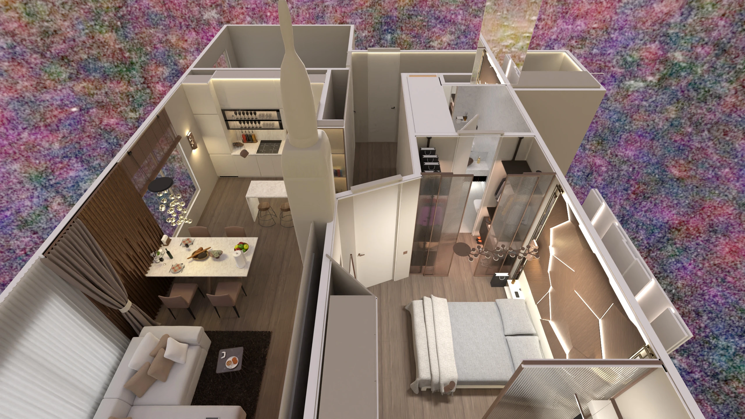 Beautiful view of Luxury Apartment Renovation Floor Plan Design Software