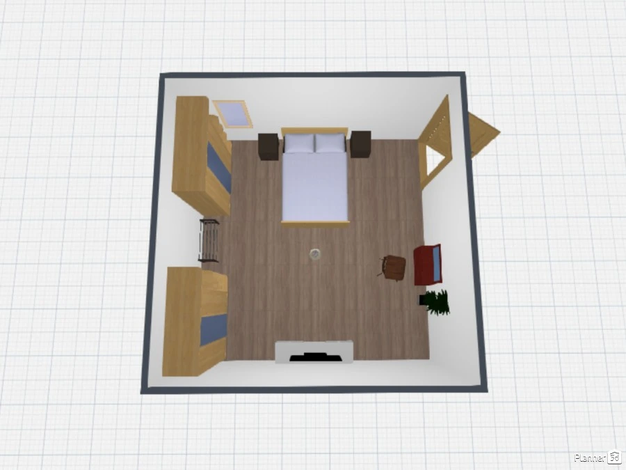 Bedroom for 2 #80537 by Brook
