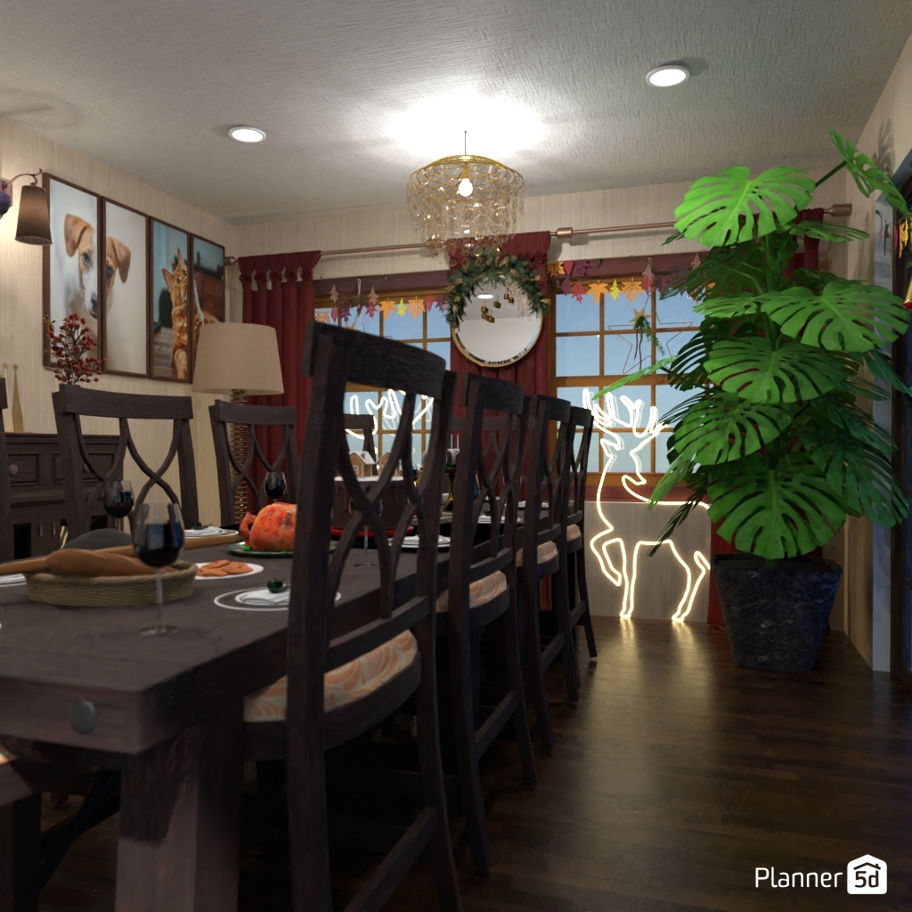 DB: Thanksgiving Day - room shell copy #23409119 by Editors Choice