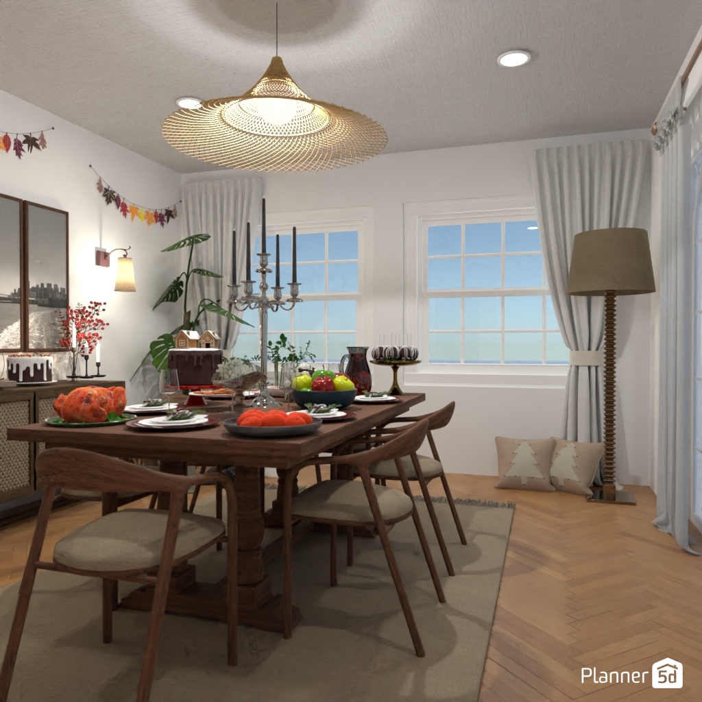 DB: Thanksgiving Day - room shell copy #23511506 by Editors Choice