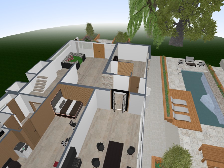 Modern patio #25898316 by User 176069528