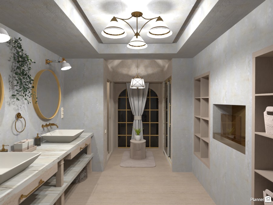 luxurious and minimalist house ( white & gold ) #4389379 by Løu.
