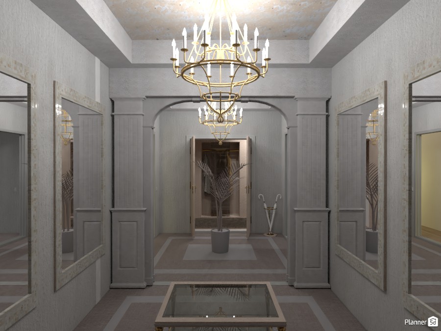 luxurious and minimalist house ( white & gold ) #4574723 by Løu.