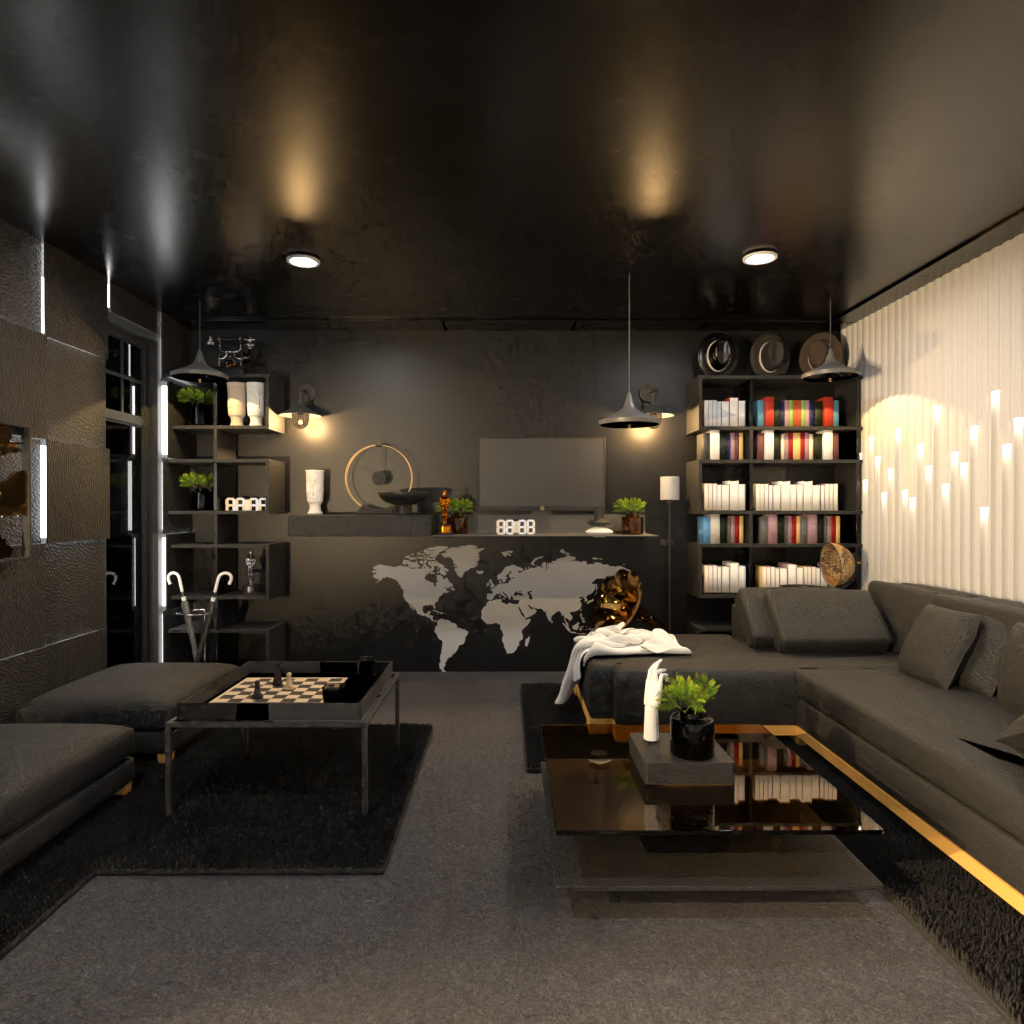 Men's Living Room #13554991 by Editors Choice