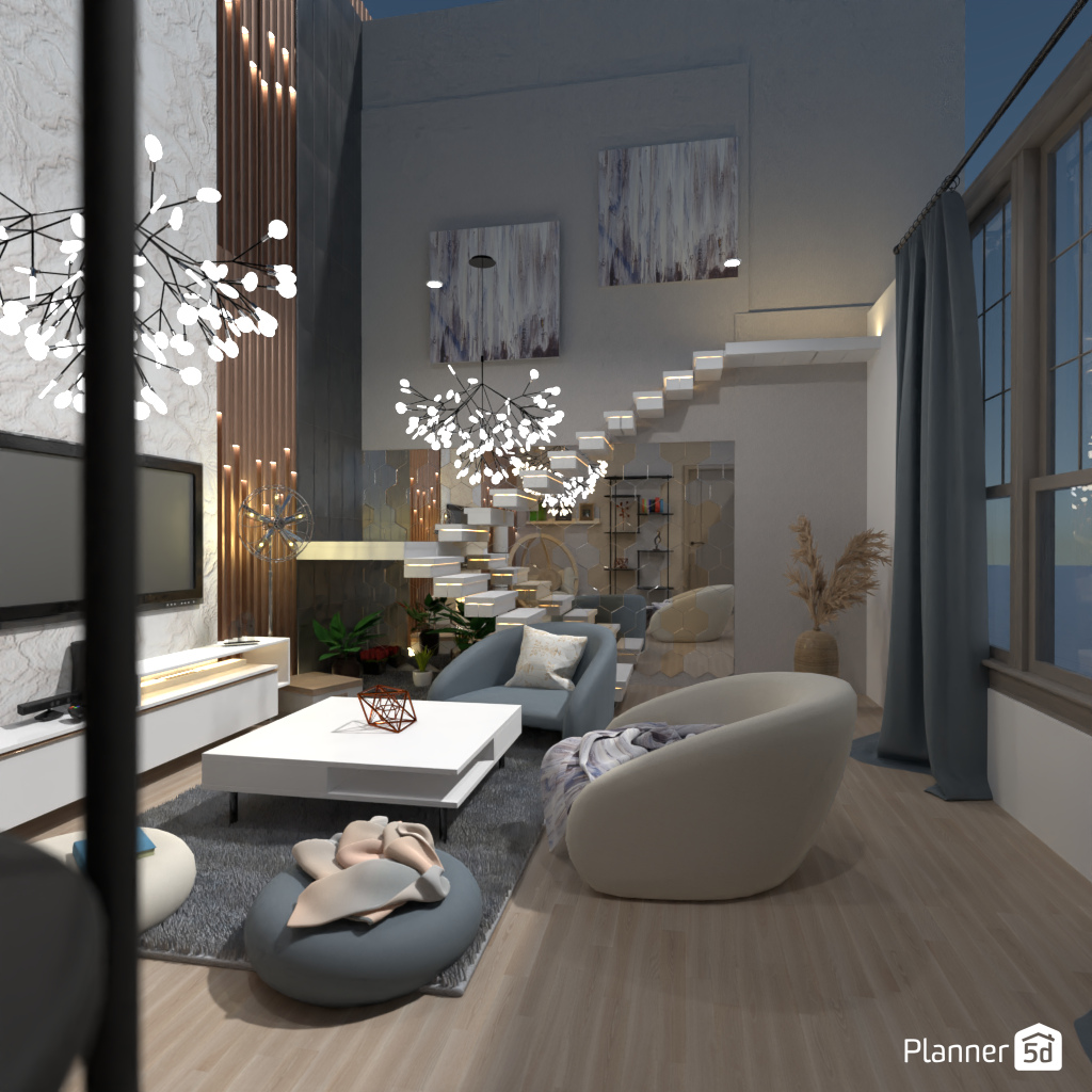 Living room without sofa #19394000 by Editors Choice