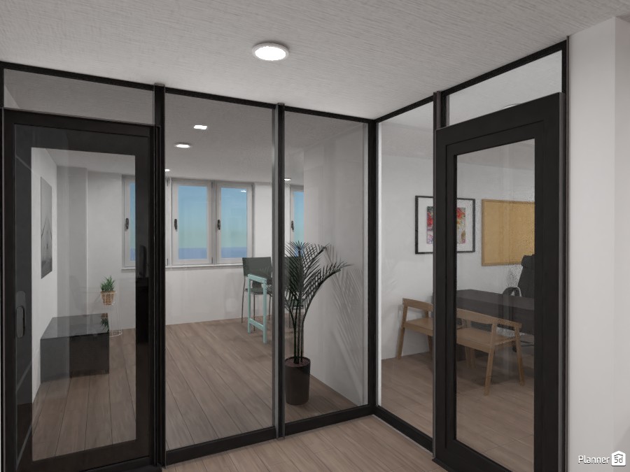 glass partitions for modern office #3717441 by Elsa Loekito