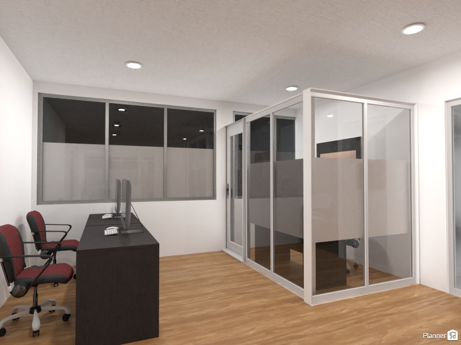 glass partitions for modern office #3893510 by Elsa Loekito