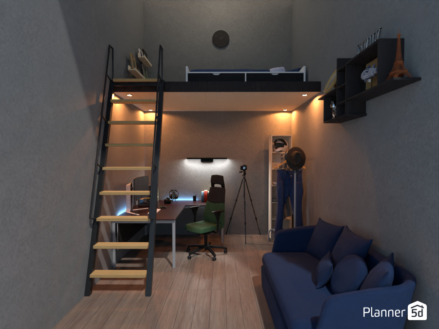 Gamer Bedroom #8038348 by Qwer Ty