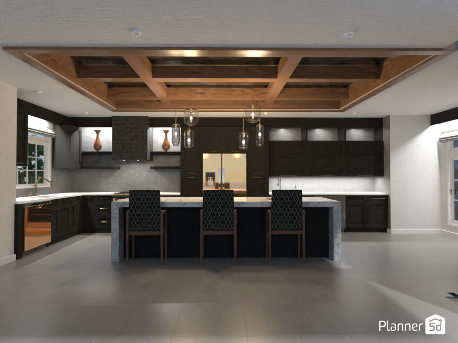 dark kitchen #9083489 by Damir