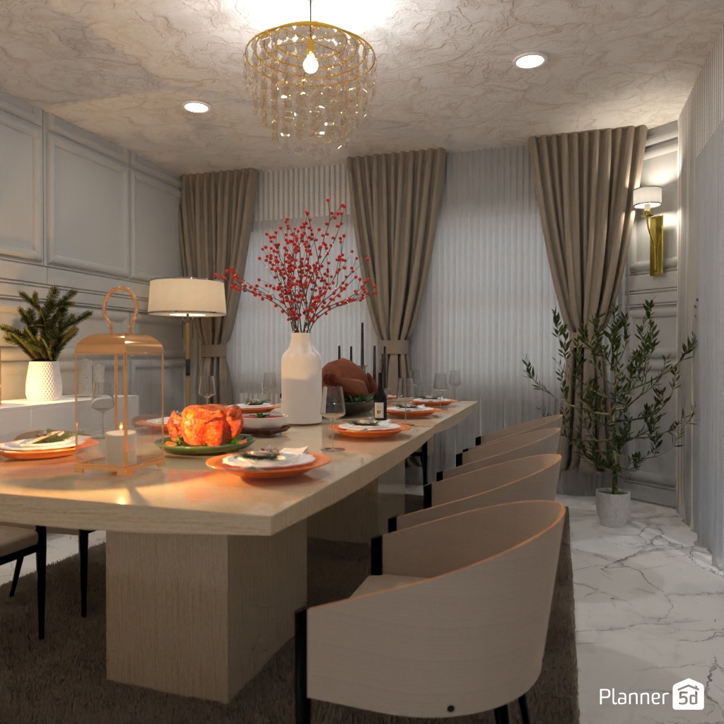 DB: Thanksgiving Day - room shell copy #23439075 by Editors Choice